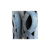 Women Vintage Cutout Hollow Out Criss Cross Straight Denim Pants High Waist Wide Leg Jeans Trousers