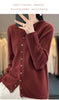 100% Merino Wool Sweater Cardigan Women Korean Coat Solid Color Top Spring/Autumn/Winter Women Hooded Cardigan