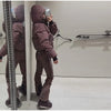 Striped Ski Suit Women's Hooded Full Sleeves Zippers Warm Coats High Waist Pants Winter Winter Lady Tracksuit