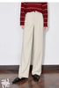 Women Casual Pants Autumn and Winter Mid Waist Workwear Style Straight Woolen Pants