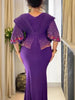 Plus Size African Party Dresses for Women Dashiki Diamond Maxi Long Dress Elegant Muslim Wedding Evening Gowns
