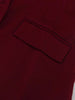 Wine Red Two Piece Set For Women Elegant Long Sleeve Single Breasted Blazers And Slim Simple Mini Skirts Sets