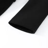 Elegant Women's Woolen Coat Black Single-Button Stand Collar Slim Lady Long Coats Autumn Winter Chic Female Streetwear