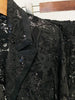 High Street Designer Runway Suit Set Women's Single Button Guipure Lace Sequined Blazer Pants Suit