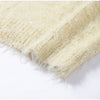 Women Sequined Fluffy Knit Cardigan Zip Up Stand Collar Loose Long Sleeve Sweater Jacket Autumn Party Casual Outerwear