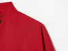 Red Short Jacket For Women Loose Fit V Collar Long Sleeve Coat Spring Autumn Female Street Outerwear