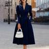 Casual Long Sleeve Maxi Dress Women Autumn Winter Party A-line Slim Dresses Elgant Vestidos