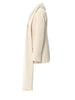 Women Apricot Irregular Big Size Elegant Blazer Scarf Collar Long Sleeve Jacket Spring Autumn 1DH4167