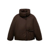 Warm Women's Detachable Scarf Collar Hooded Cotton Coat Solid Full Sleeve Buttons Pocket Thicken Jacket Winter Lady Outwear