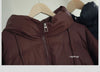Lagabogy Winter Women White Duck Down Jacket Casual Loose Over Size Warm Parka Female Drawstring Hooded Puffer Coat