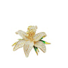 Rhinestone Flowers Imitation Pearl Brooches Women Sparkling Zircon Bowknot Brooch Pin Scarf Coat Suit Accessories Jewelry