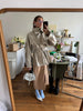 Solid Stand Collar Trench Coats Women Elegant Long Sleeve Double-breasted Belt Jacket Autumn Lady Commuting Outwear