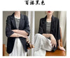 Women White 3/4 Sleeve Blazer Elegant Office Business Suit Jacket Loose Pocket Formal Workwear Ladies Casual O