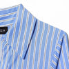 Stripe Shirt Dress Women's Single Breasted Belted Long Dress Multicolor for Spring Commute Holiday