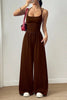 Spring Fall Women's Jumpsuit Solid Color Double-Strap Relaxed-Fit Casual Pants Y2k Clothing