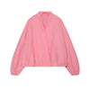 Red Short Jacket For Women Loose Fit V Collar Long Sleeve Coat Spring Autumn Female Street Outerwear