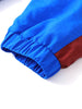 Women Color Block Jacket Casual Half Zip Collar Navy Striped Oversize Long Sleeve Sport Jackets Autumn Chic Street Wear