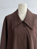 Women Coffee Brief Belted Big Size Long Trench Lapel Long Sleeve Windbreaker Tide Spring Autumn 1DJ3893