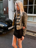 Vintage Leopard Cropped Coat Statement Faux Fur Spotted Jacket Autumn Casual Chic Women Street Outfits