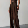Women's Wide Leg Pants with European and American Style Casual Loose Pants Suitable for Business and Casual Wear