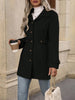 Autumn/Winter Women's Casual Coat Flattering Loose-Fit Notched Lapel Single-Row Multi-Button Mid-Length Wool Blazer