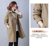 Spring Autumn Comfortable Women's Trench Coat Mid Length Version Temperament Female Windbreaker Outerwear