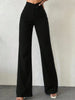 Women's Elegant Straight-Leg Pants Back to School Asymmetrical Accentuates Curves Suitable For Daily Wear Office Commute Dates