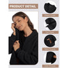 Womens Teddy Fleece Jacket Full Zip Thermal Lined Fuzzy Coat with Inner Pockets Warm Antistatic Winter Outerwear