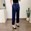 Straight Pleated Pants For Women High Elastic Waist Casual Loose Trousers Female Spring Clothing 2DA1022