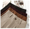 Spring Autumn Korean Spring Temperament Pants Women Wide-leg suit Pants Female Trouser Ladies
