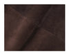 Retro Leather Ankle-Length Pants Women Elastic Waist Suede Sheepskin Wide Leg Length Straight Cylinder Trousers Black brown