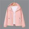 Thin Trench Coat Women Spring Autumn Double Hooded Windbreaker Wind-Proof Waterproof Sports Outwear Female Joker Top