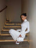 High Collar Long Sleeve Hip Wrap Women Maxi Dresses Solid Sheath Elegant Evening Party Outfits Bodycon Female