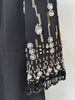 High Street S/S Designer Vestido Women's Half Sleeve Beaded Long Maxi Dress