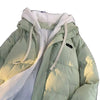 Winter Cotton-padded Jacket Women, Two-piece Hooded Down Cotton Jacket Female Casual Warm Cotton-padded Clothing Parker Coat