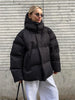 Women Winter Cotton Coat Women Loose Cotton Padded Jacket Solid Hooded Parkas Coat Female Puffer Coat Winter Outwear