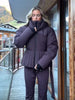 Casual Belted Hooded Cotton Coats Women Solid Full Sleeve Stand Collar Zipper Padded Coat Lady Winter Daily Street Wear