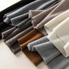 Thick Warm Knitted Casual Chic Basic Soft Elastic High Waist Women's Pants Korean Straight Ankle-Length Pants For Women