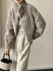 Eco-friendly Mink Fur Windproof Stand Collar Faux Mink Coat For Women Warm Winter Thick Jackets With Pockets 2DB5167