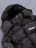 Winter Warm Leopard Print Diamond Puffer Parkas Women's Hip Hop Hooded Zip Up Oversized Padded Coat Streetwear Vintage Jackets