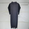 Pleated Half High Collar Batwing Sleeve Women's Dress Chic Elastic Loose Casual Famale Clothes 2DB4324