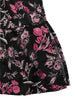 Women Plus Size Floral Maxi Dress Elastic High Waist Loose Square Neck Puff Sleeve Split Dress Casual All-Season Streetwear