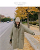 Autumn Winter Korean Loose Women Down Cotton Coat Hooded Medium Length Cotton Coat Large Pocket Windproof Coat