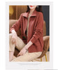 Knitted Cardigan Jacket Women Sweater Autumn Winter Lapel Zipper Sweater Jacket Loose Solid Outerwear Female Sweatshirt Tops
