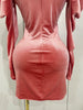 Sparkly Crystals Sexy Mesh White Velvet Short Dress Women Elegant Evening Prom Birthday Party Dresses Stage Costume