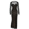 Sexy Valentine's Day Dress Women Patchwork Jacquard Double-Layer Elegant Coquette Evening Prom Party Long Bodycon