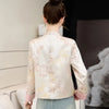Women's Leisure Jacket Spring Autumn Retro Printing Be All-match Lady Outerwear Chinese Style Ladies Short Coat