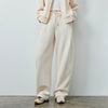 Women's Lazy Academy Soft American Curved Leg Trousers Autumn Paneled Design Pear Figure Shaping Pants