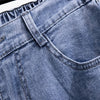 Women Jeans Stretch Casual Trousers Washed Denim Straight Pants Female Fleece Loose Vintage Jeans XL-7XL Oversize Autumn Winter
