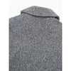 Women With Pockets Grey Front Zipper Jackets Vintage Lapel Neck Long Sleeves Female Chic Lady Outfits